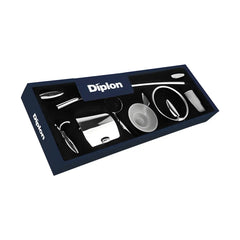 Set Accesorii Baie Diplon, SE02500, Culoare Argintiu Cromat, 6 piese-Diplon