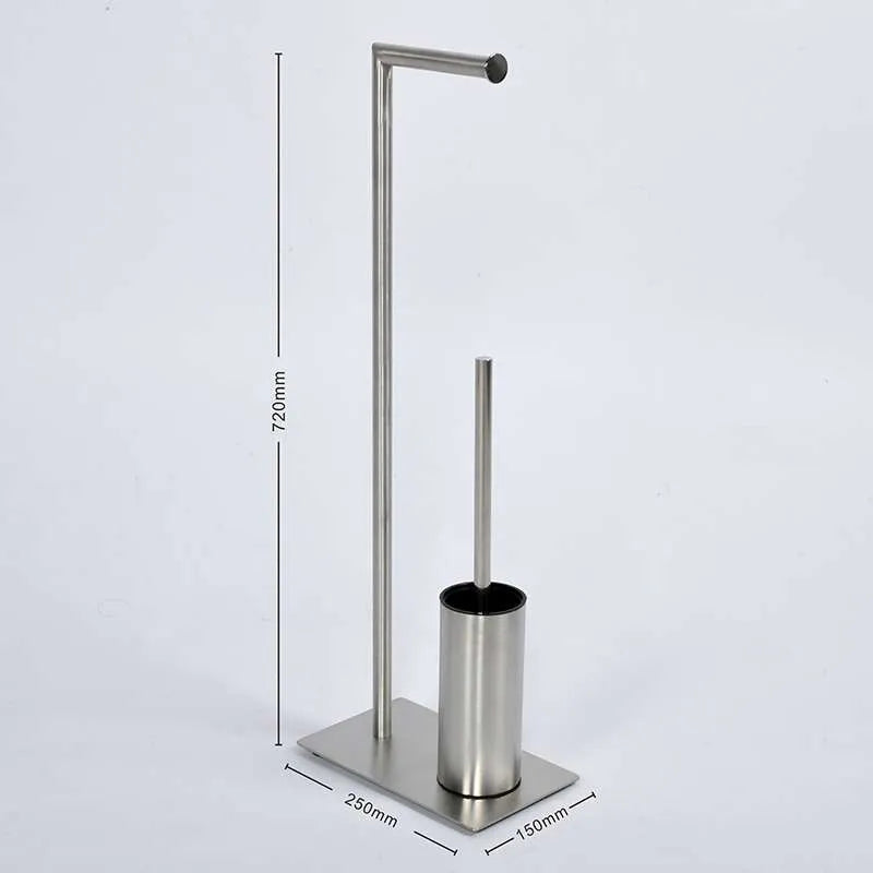 Set Perie WC si Suport Hartie Igienica SB3203, 72 cm, Cromat