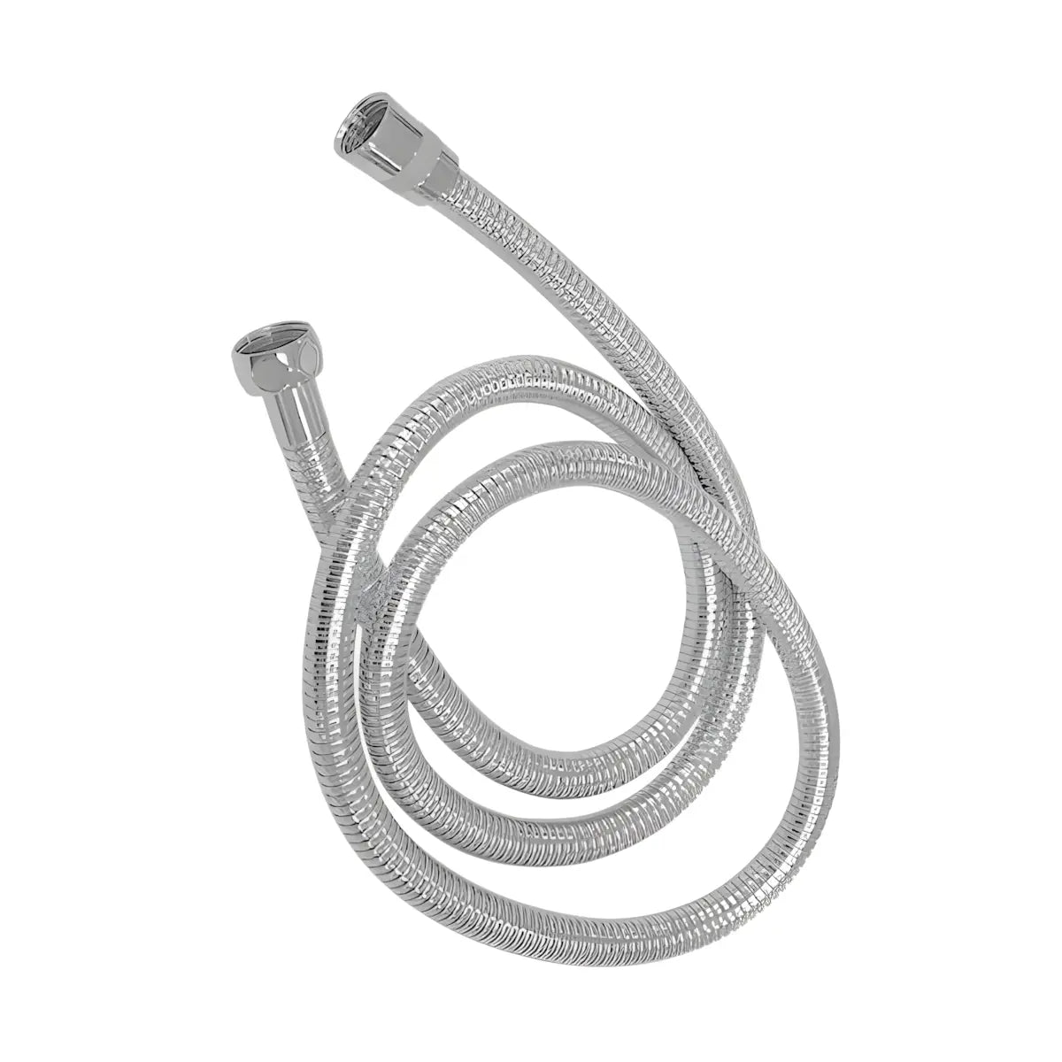 Set de Dus BG8001, Culoare argintiu cromat, Contine bara culisanta, cap de dus si furtun-Diplon