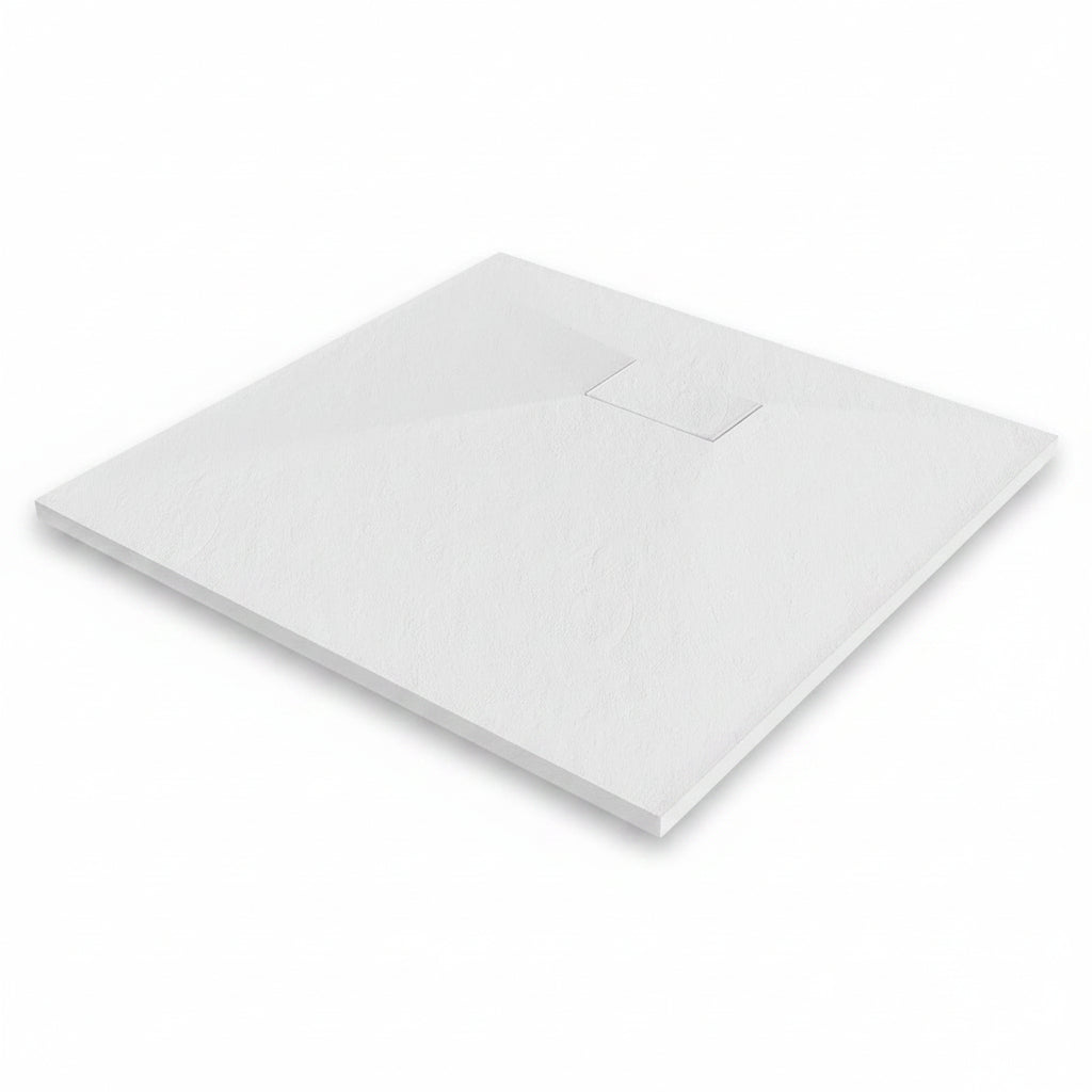 Cadita de Dus SMC Patrata 80x80cm, Alb, Sifon Inclus, Mexen