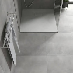 Cadita de Dus SMC Patrata 80x80cm, Alb, Sifon Inclus, Mexen