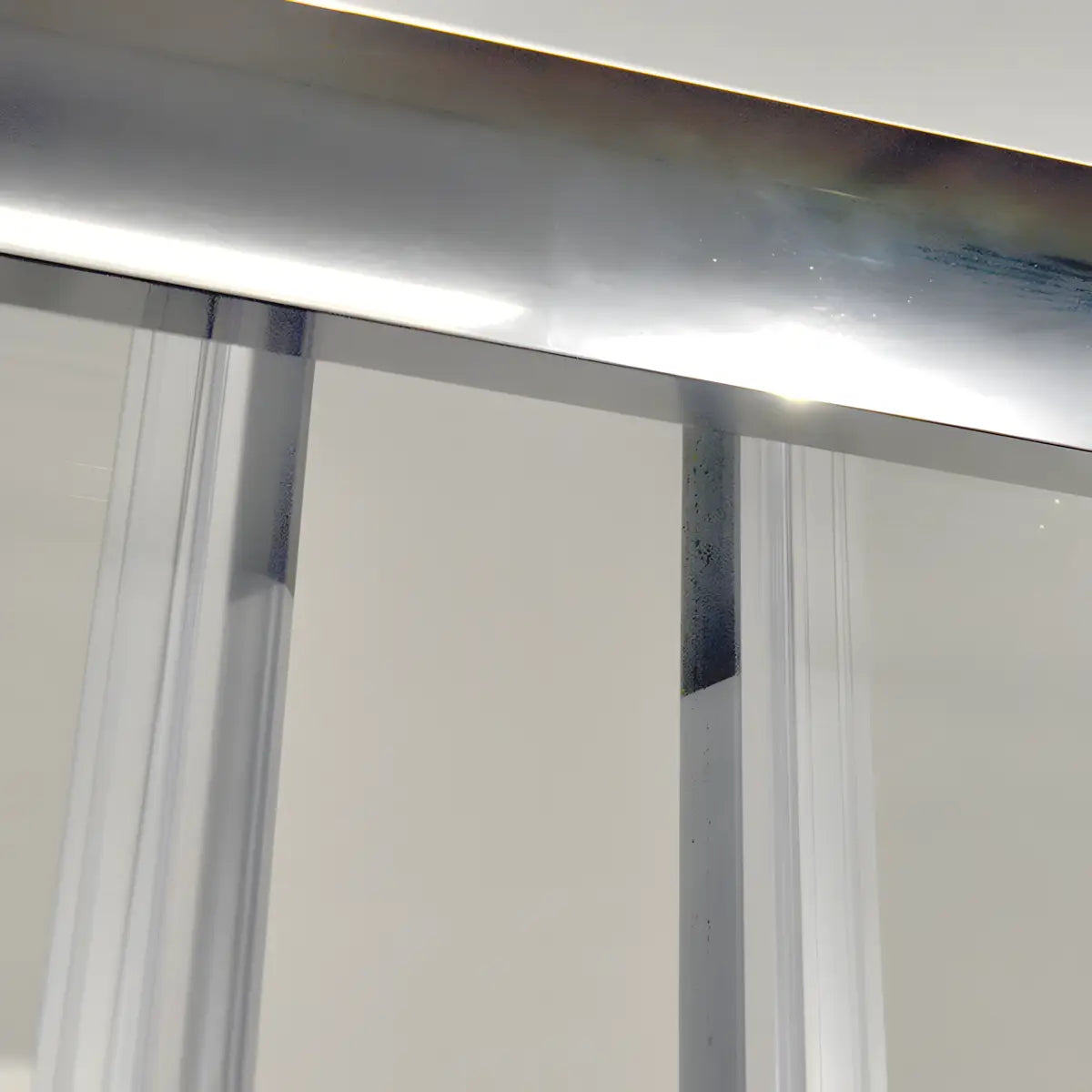 Usa De Dus Art 160-180cm Outlet, Latime Ajustabila, Sticla Securizata 6mm, Profil Aluminiu Cromat-Diplon