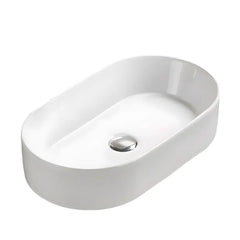 Lavoar pe Blat Bagdad 52.5x30cm, Alb, Ceramica