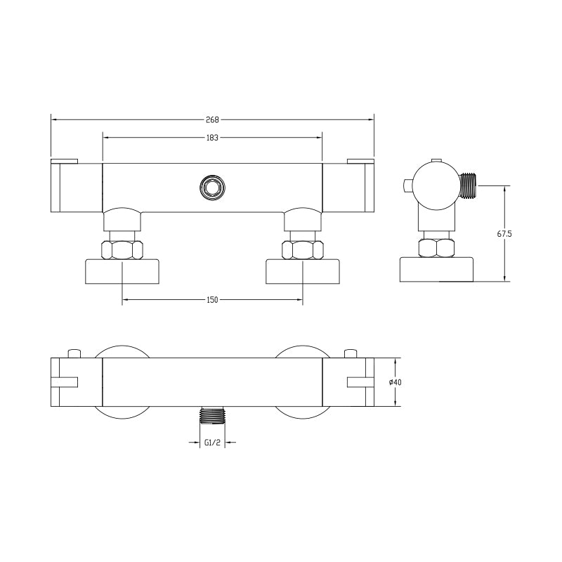 Baterie cada cu termostat ST6102